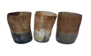 Verre à boire en corne de bœuf, style animalier et religieux, étanche, pour décoration de mariage et cadeau - Product Image 4