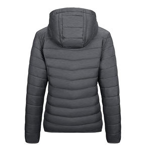 Veste matelassée légère et respirante pour femme, veste matelassée chaude avec fermeture éclair, veste matelassée décontractée - Product Image 6