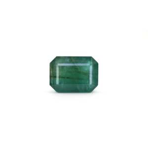 Natural Zambian Emerald Loose Stone 15 Carat Certified Fine Faceted Green Gemstone - Product Image 1