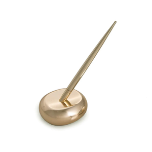 Best Selling Brass Pencil Stand Marker Holder Office Organizer Pen Stand Display for Home <b>Table</b> Use - Product Image 1