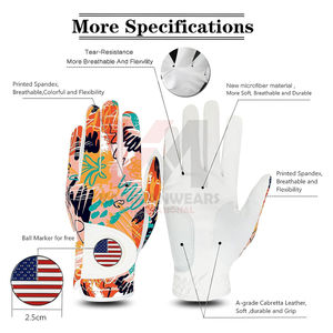 Gants de golf OEM en gros avec fermeture réglable, dos respirant et design professionnel prêt pour les tournois - Product Image 4