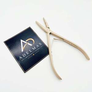 Pinzas de Alta Calidad para Microperlas de un Solo Orificio, con Logotipo Personalizado, Profesionales, de Acero Inoxidable, con Mango Ergonómico, Herramientas para Extensiones de Cabello - Product Image 3