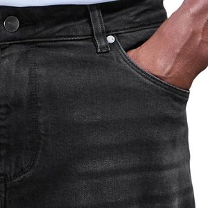 Jean en denim délavé coupe droite, pantalon décontracté à jambe ample pour l'automne, pantalon confortable pour le quotidien, streetwear durable, vêtements personnalisés - Product Image 5