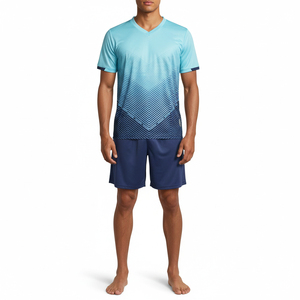 ชุดยูนิฟอร์มฟุตบอลคุณภาพสูงแบบกำหนดเอง ดีไซน์ใหม่จากโรงงานโดยตรง ชุดยูนิฟอร์มฟุตบอลสำหรับผู้ใหญ่แบบเปล่า พร้อมการพิมพ์แบบซับลิเมชั่นเต็มรูปแบบ - Product Image 1