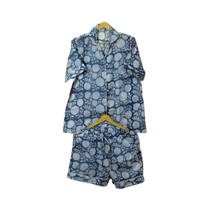 Conjunto de pijama ecológico informal de satén con estampado Floral 5XL para mujer, ropa de dormir de algodón suave de longitud corta, ropa de dormir de verano coordinada - Product Image 1