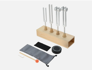 Juego de Diapasones de 128Hz, 136.1Hz, 256Hz y 384Hz para Terapia de Sonido de Chakras - Product Image 3