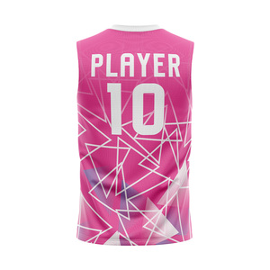 Maillots de flag football sans manches personnalisés sublimés 7v7 7on7, 100% polyester respirant et à séchage rapide - Product Image 3