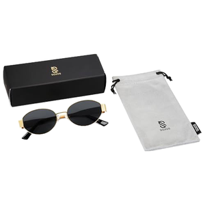 แว่นกันแดดทรงรีโลหะสุดหรูสไตล์เรโทรสุดฮิตปี 2025 สำหรับกิจกรรมกลางแจ้ง ตกปลา ขับรถ ป้องกันรังสียูวี เหมาะสำหรับทุกเพศ - Product Image 6