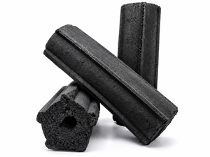 Briquettes de charbon de bois hexagonales en coque de noix de coco Cocotronics Energy, 75 % de carbone fixe, 5100-7500 Kcal/kg, 10-25 % de cendres, combustion longue durée - Product Image 2
