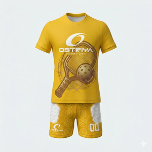 Service OEM, coupe automatisée, anti-UV, 100% polyester, uniformes de pickleball unisexes, haute qualité, légers, col rond, respirants - Product Image 6