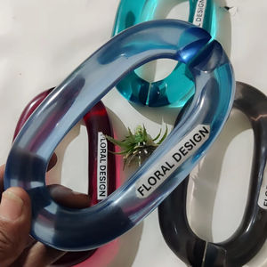 Chaîne en résine sur mesure de haute qualité pour décoration murale, maillons de chaîne en résine colorés pour décoration murale suspendue. - Product Image 3