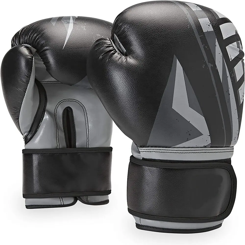 Guantes de boxeo de cuero genuino PU para hombres y mujeres, bolsa pesada de Kickboxing, manoplas de boxeo, MMA, Muay Thai, Sparring, equipo de entrenamiento profesional