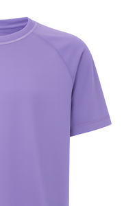 Rashguard unisexe violet à manches courtes en polyester à séchage rapide pour adultes - Product Image 5