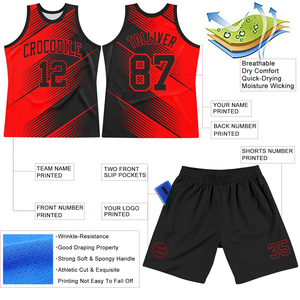 Conjunto de Pantalones Cortos de Baloncesto Sublimados Personalizados, Unisex, Transpirables, con Nombre del Equipo Impreso, para Adultos, para Todas las Temporadas - Product Image 3