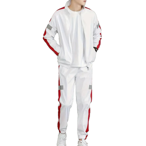 Nouvel ensemble de survêtement zippé uni pour homme, coupe confortable, couleurs variées, en promotion – Nouveauté hiver, ensembles de jogging pour homme - Product Image 6