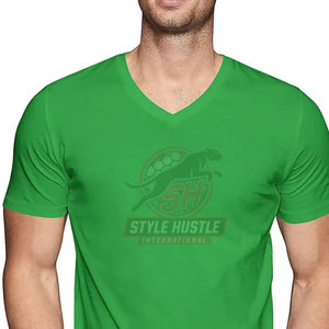 Camisetas de Cuello en V para Hombre de Fabricación Profesional, Camisetas de Cuello en V para Hombre Más Vendidas, Nuevo Diseño de Camiseta para Hombre - Product Image 6