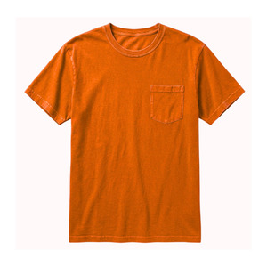 T-shirts pour hommes, coupe classique, tissage frontal, rouge, 100% coton, col rond, manches courtes, formel, écologique, séchage rapide, tissu doux et respirant - Product Image 4