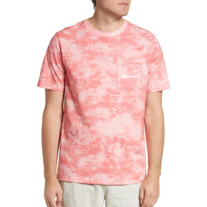 T-shirts pour hommes en coton 100% à coupe classique, tie and dye, couleur unie, surdimensionnés, tendance, prix de gros - Product Image 3