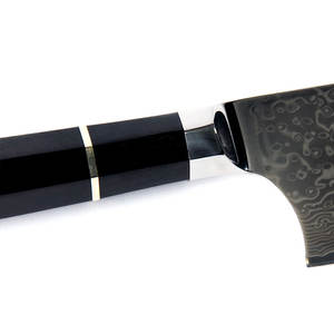 Couteau de Chef de Cuisine en Acier Damas Fait Main THEWIZ CRAFTS de Haute Qualité, Manche Ergonomique, Compatible Lave-Vaisselle, Étui en Cuir, Pour l'Extérieur - Product Image 5