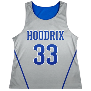 Chalecos de Lacrosse Sublimados en Dos Colores, Reversibles, con Impresión Personalizada para Equipos, Chalecos de Entrenamiento - Product Image 4