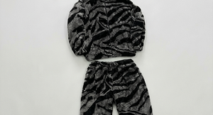 Conjunto Deportivo Unisex de Forro Polar Grueso con Estampado de Leopardo, Sudadera con Capucha, Manga Larga, Cordón Ajustable, Corte Regular, Ropa Casual de Invierno para Adultos - Product Image 5