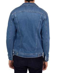 Chaquetas de mezclilla para hombre recién llegadas, con cuello alto y revestimiento personalizado para invierno, precio al por mayor. - Product Image 3