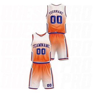 Maillot de basket-ball réversible en polyester, uniforme de sport personnalisé, respirant, grande taille, séchage rapide, anti-bactérien, qualité supérieure - Product Image 5