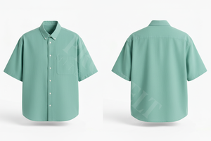 Camisa de Vestir 2026, Nueva, de Manga Corta, con Botones, Informal, de Oficina, Verano, Mezcla de Algodón, Transpirable, con Bolsillo - Product Image 4