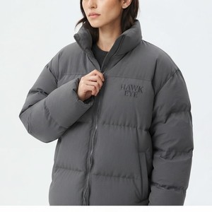 <b>Women's</b> <b>Padded</b> Jacket <b>Winter</b> Warm Quilted <b>Coat</b> Stand Collar Custom Logo Clothing Manufacturer - Product Image 2