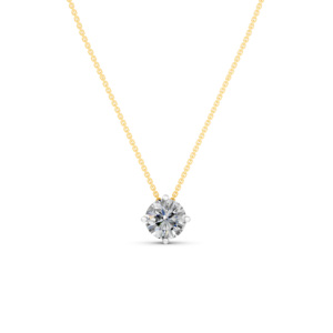 925 Silver Lab Diamond Necklace IGI Certified RJC ODM OEM Ethical Fine <b>Jewellery</b> Manufacturer Wholesale NK706449 - Product Image 1