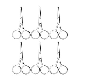 Tijeras Recortadoras de Vello Nasal de Alta Calidad, Acero Inoxidable, Punta Redondeada, Herramienta de Belleza y Cuidado Personal - Product Image 1