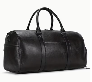 Bolsa de Viaje de Cuero de Gran Capacidad con Cierre de Cremallera Seguro, Bolsa de Transporte de Cuero Vintage Hecha a Mano para Viajeros Modernos - Product Image 4