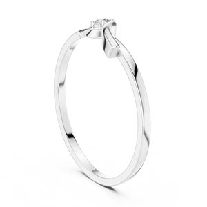 Anillo de Compromiso Solitario con Diamante Singal 92.5, Corte Brillante Redondo, Anillo de Joyería Clásico para Mujer - Product Image 2