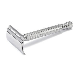 Maquinilla de Afeitar de Seguridad Profesional de Alta Calidad de Acero Inoxidable con Doble Hoja para Hombre, para Afeitar Cara/Cuerpo/axilas, No Desechable - Product Image 4