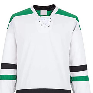 Jersey Hoki Es Kualitas Terbaik 100% Poliester Katun Grosir Desain Kustom Pakaian Olahraga Luar Ruangan - Product Image 3