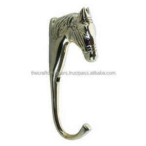 Outstanding Black Horse Hook Easy Mounted Casted Metal Rust Free <b>Wall</b> Hooks and <b>Holder</b> Single Piece Hook <b>for</b> Door & <b>Wall</b> Mounted - Product Image 3