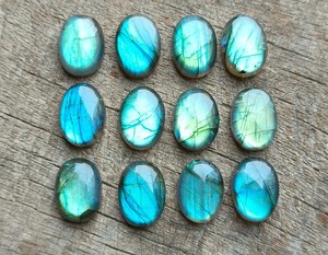 Natural Flash <b>Labradorite</b> Loose Gemstone 9x11mm Cabochon Oval Shape for Jewelry Making Ring <b>Pendant</b> Necklace - Product Image 6