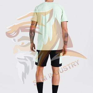 High Performance Custom Logo Design T Shirts & Shorts <b>Sets</b> in Low MOQ Top Style Two Piece Street Wear Men's <b>Twin</b> <b>Sets</b> - Product Image 2
