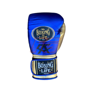 Guantes de Boxeo Personalizados No Boxing No Life, Cierre de Gancho y Bucle, Cordones, Cuero Vacuno, Absorción de Humedad, para Entrenamiento y Sparring - Product Image 5