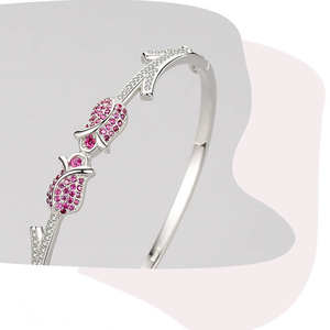 Hot Selling Sterling <b>Silver</b> Bangle <b>Bracelets</b> Wholesale Elegant Moissanite Luxury <b>Silver</b> 925 Bangles <b>Bracelet</b> Jewelry - Product Image 6