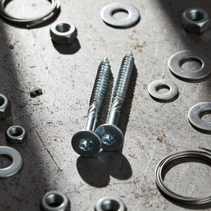 Tornillos de Cabeza Avellanada de Acero al Carbono de Grado Industrial Clase 4.8 6.8, Métricos y en Pulgadas, Niquelados, con Recubrimiento de Óxido Negro, Rosca Gruesa, Accionamiento Torx - Product Image 1