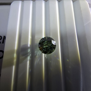 Diamante Cultivado en Laboratorio, Corte Brillante Redondo, Color Verde Intenso Fantasía, 2.3CT, VS2, Certificado IGI, Piedra Suelta - Product Image 5