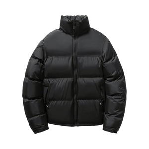 Veste matelassée légère moderne pour homme, résistante à l'eau, coupe-vent, col montant, fermeture éclair intégrale, veste d'hiver pour l'extérieur - Product Image 6