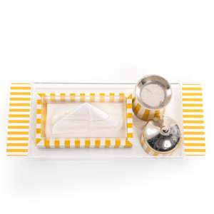 Ensemble de boîtes à mouchoirs en acrylique de luxe avec plateau, organiseur de table décoratif, porte-mouchoirs, décoration d'intérieur, accessoires de table pour hôtel, export - Product Image 2