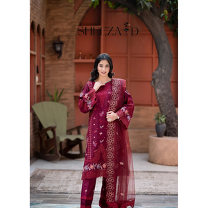 Costumes brodés pour femmes, shalwar kameez de créateurs, robes shalwar kameez indiennes et pakistanaises pour femmes - Product Image 1