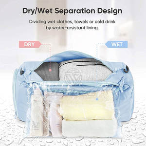 Sac de sport léger en polyester pour la vente en ligne, sac de sport confortable sur mesure en stock - Product Image 3