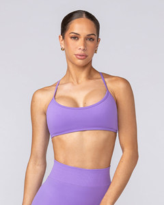 Soutien-gorge de sport pour femme, ajustable, à dos croisé, avec logo personnalisé, idéal pour le yoga, la gym et l'entraînement – Vente en gros - Product Image 1