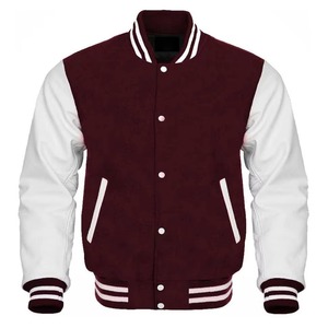 Veste de baseball d'hiver en tricot sur mesure de haute qualité pour hommes, taille plus, style Proventure Industry Versity - Product Image 1