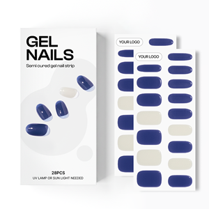 Ongles en gel semi-durcis de qualité professionnelle coréenne 100% réels, vegan, sans cruauté, non toxiques, manucure personnalisée, vente en gros - Product Image 1