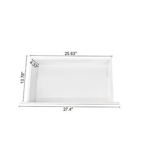 Comò Bianco a 6 Cassetti per Camera da Letto, Soggiorno o Corridoio - Product Image 6